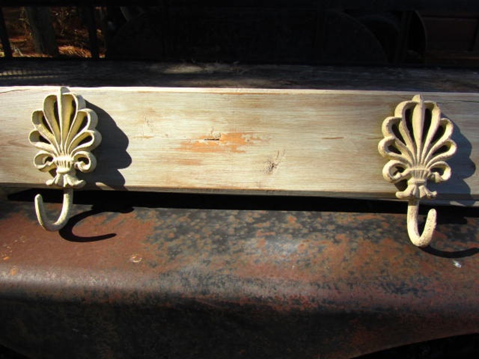 Farmhouse Decor Wood Hat Rack OOAK Shabbychic Decor French - Etsy