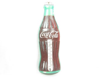 Coca Cola Thermometer, Vintage Coke Collectible, Coke Advertisement, collectible