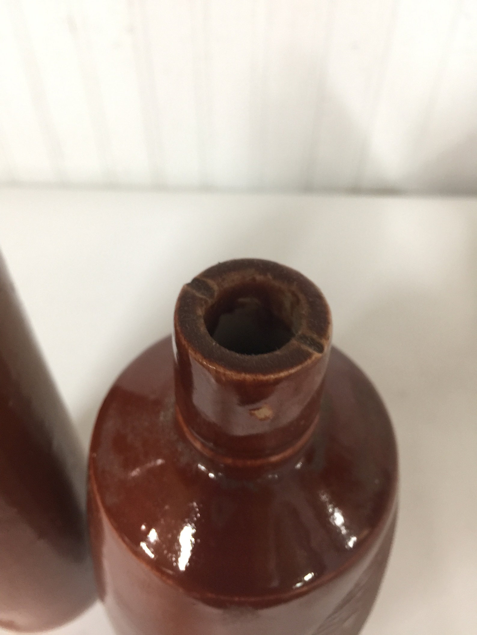 Antique Wine Bottle Crock Pottery Bottle Salt Glaze Crock Etsy