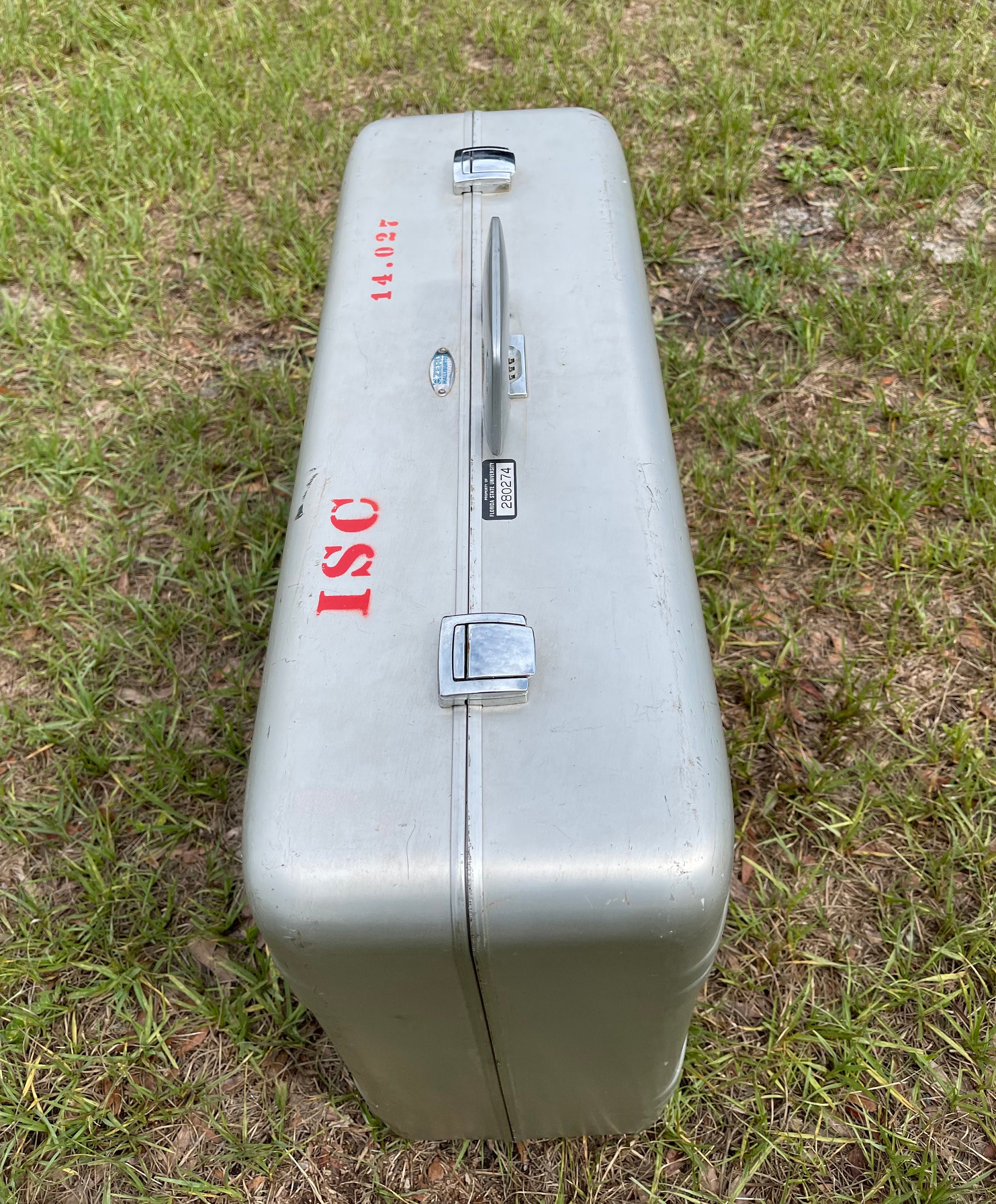 VINTAGE SUITCASE, ALUMINUM Suitcase, Halliburton Zero