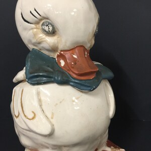Vintage Cookie Jar, Duck Cookie Jar, Hull Ceramic Cookie Jar, Whimsical