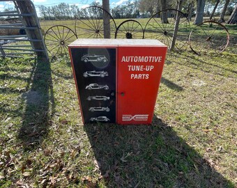 Borg Warner Tune up Parts Cabinet, Automotive, Garage Decor, Man