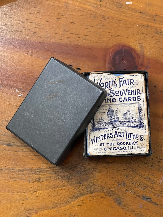 Worlds Fair Chicago 1892 Playing Cards, Deck of Cards, Worlds Fair