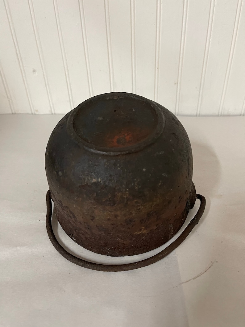 ANTIQUE CAST IRON Cauldron Smelting Pot Blacksmiths Pot Etsy