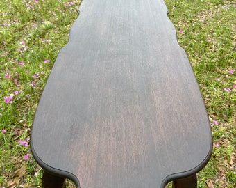 Davis Birely Table, Antique Table, Sofa Table, Queen Ann Legs