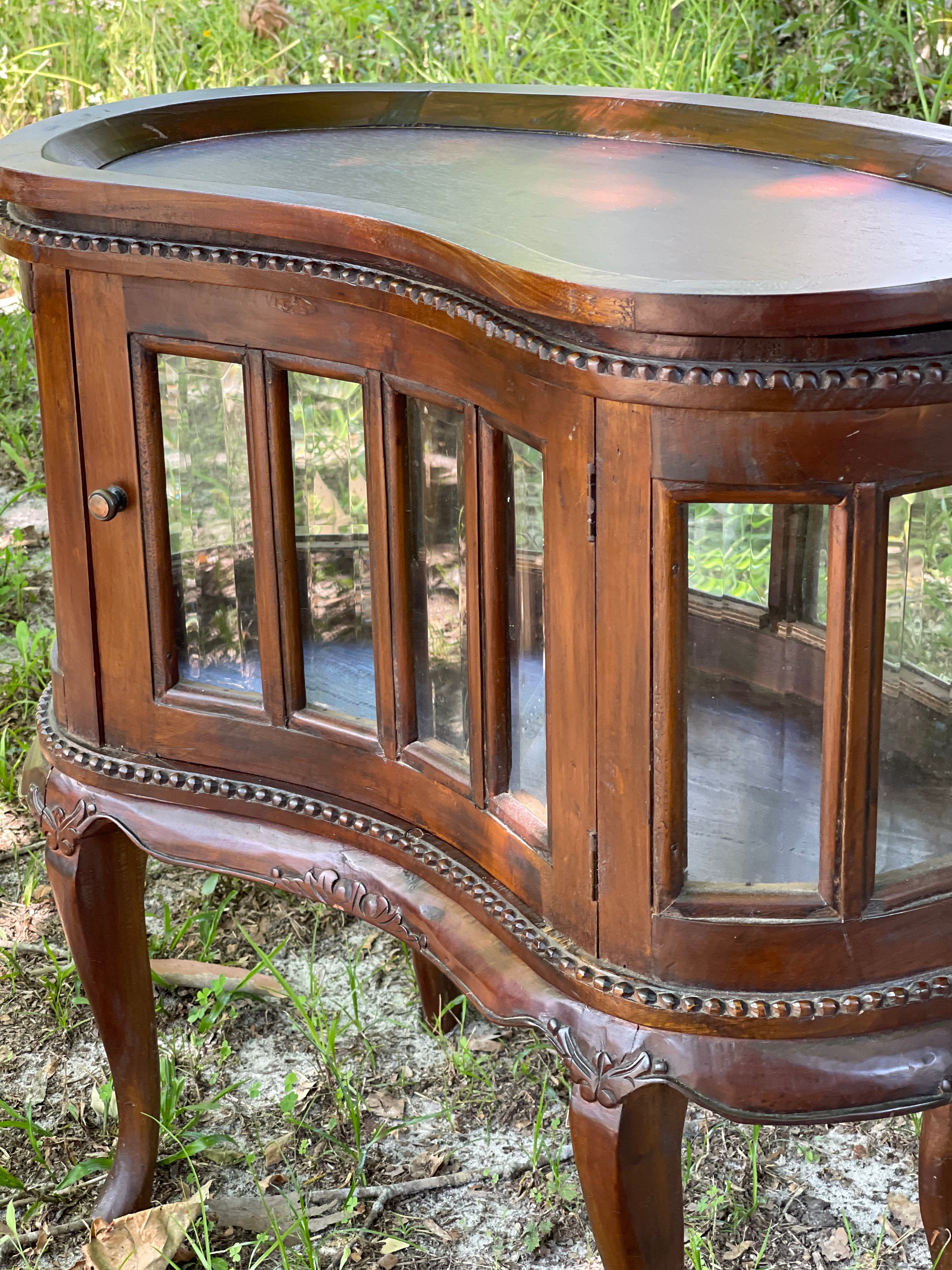 Kidney shaped drinks cabinet deals
