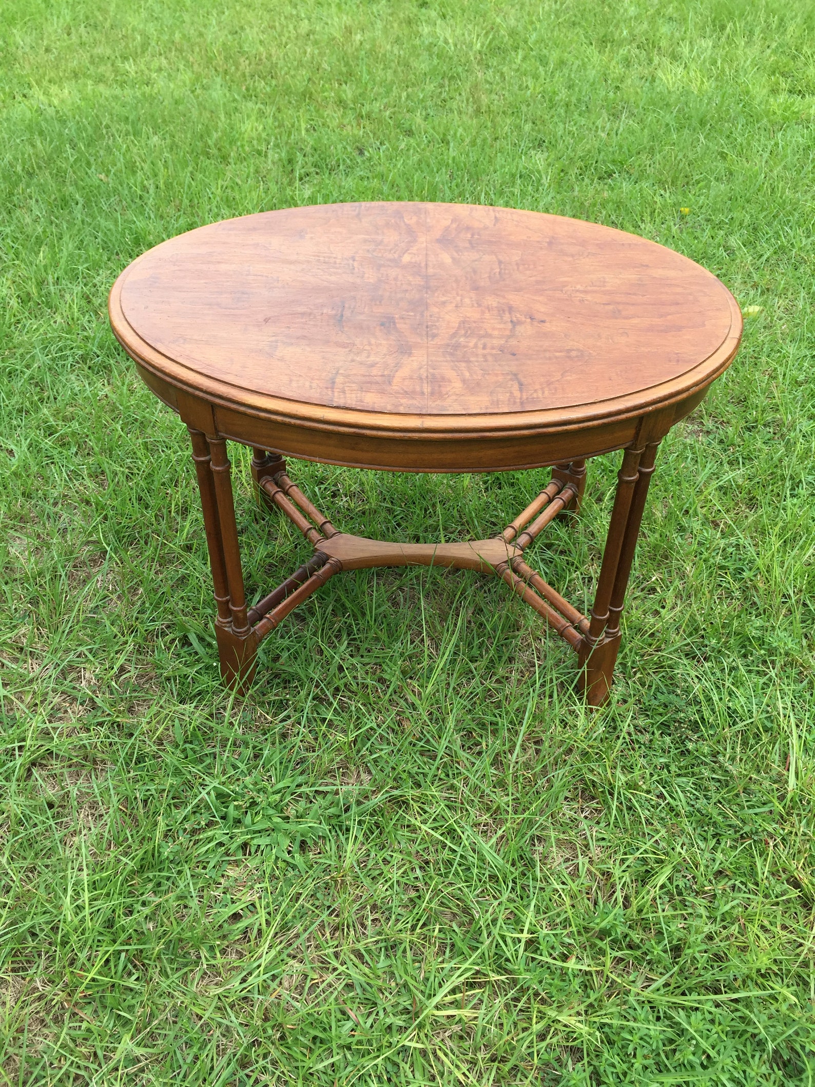 Vintage Side Table Wood Table End Table bamboo wood Table Etsy