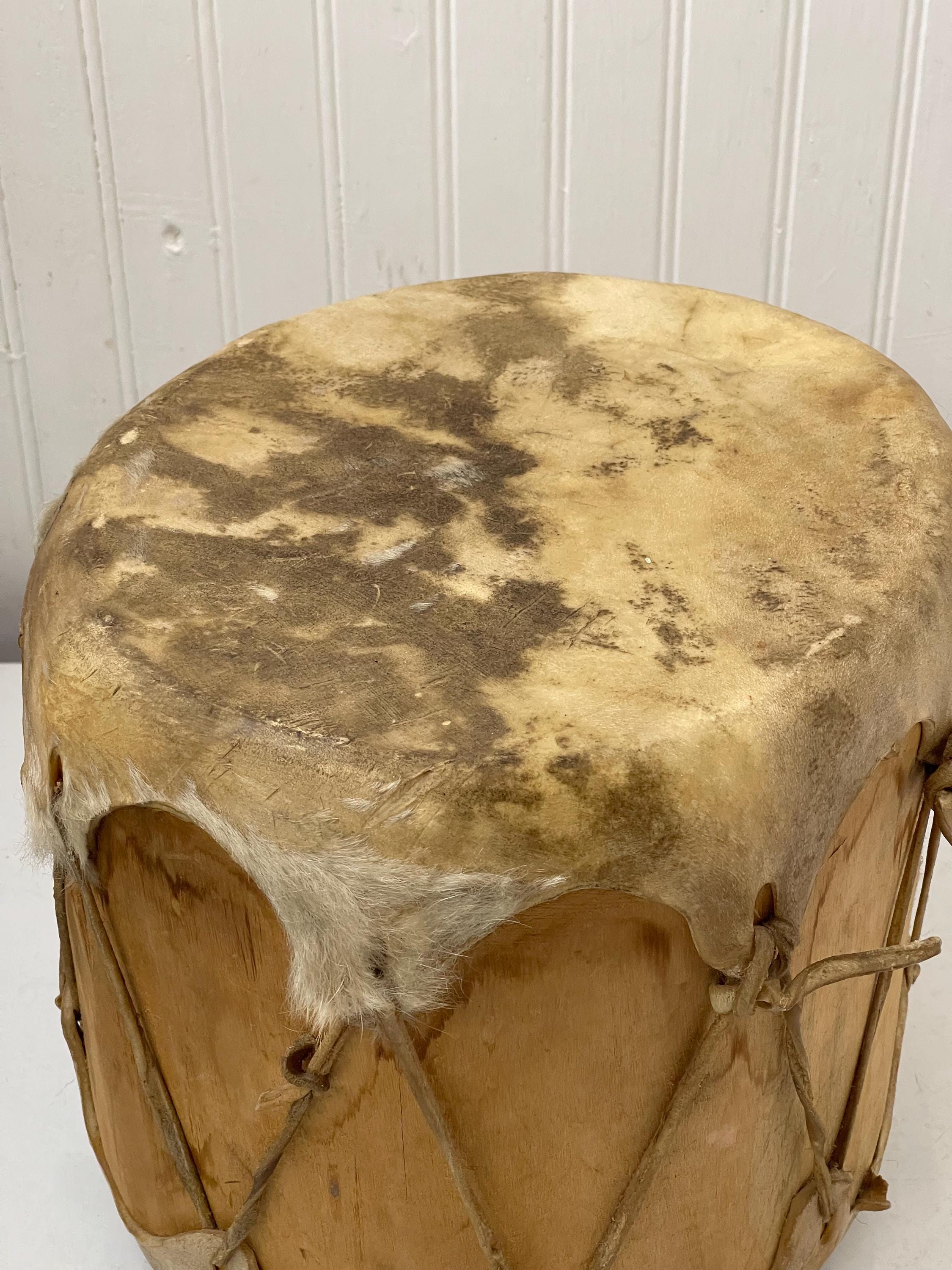 Vintage Native American Drum, Musical Instruments, Primitive Drum ...
