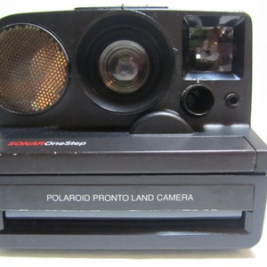 VINTAGE POLAROID SONAR Camera, Polaroid sx-70, Sonar Autofocus, Sonar One Step, Pronto Land Camera image 1