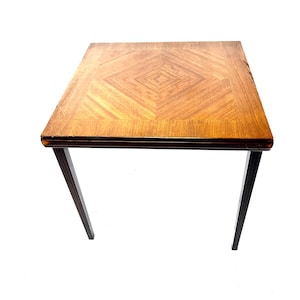 Antique Wood Card Table, Castlewood Manufacturing Co, Furniture