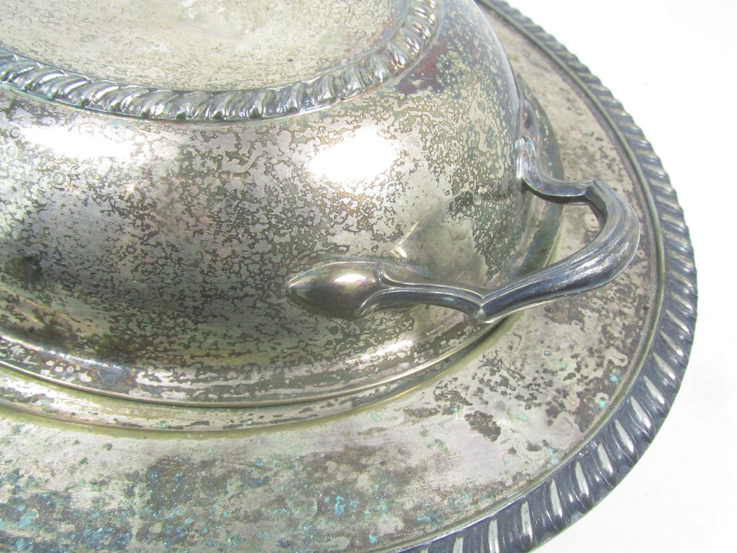 Vintage Silver plate Serving Bowl With Lid Serving Dish Etsy