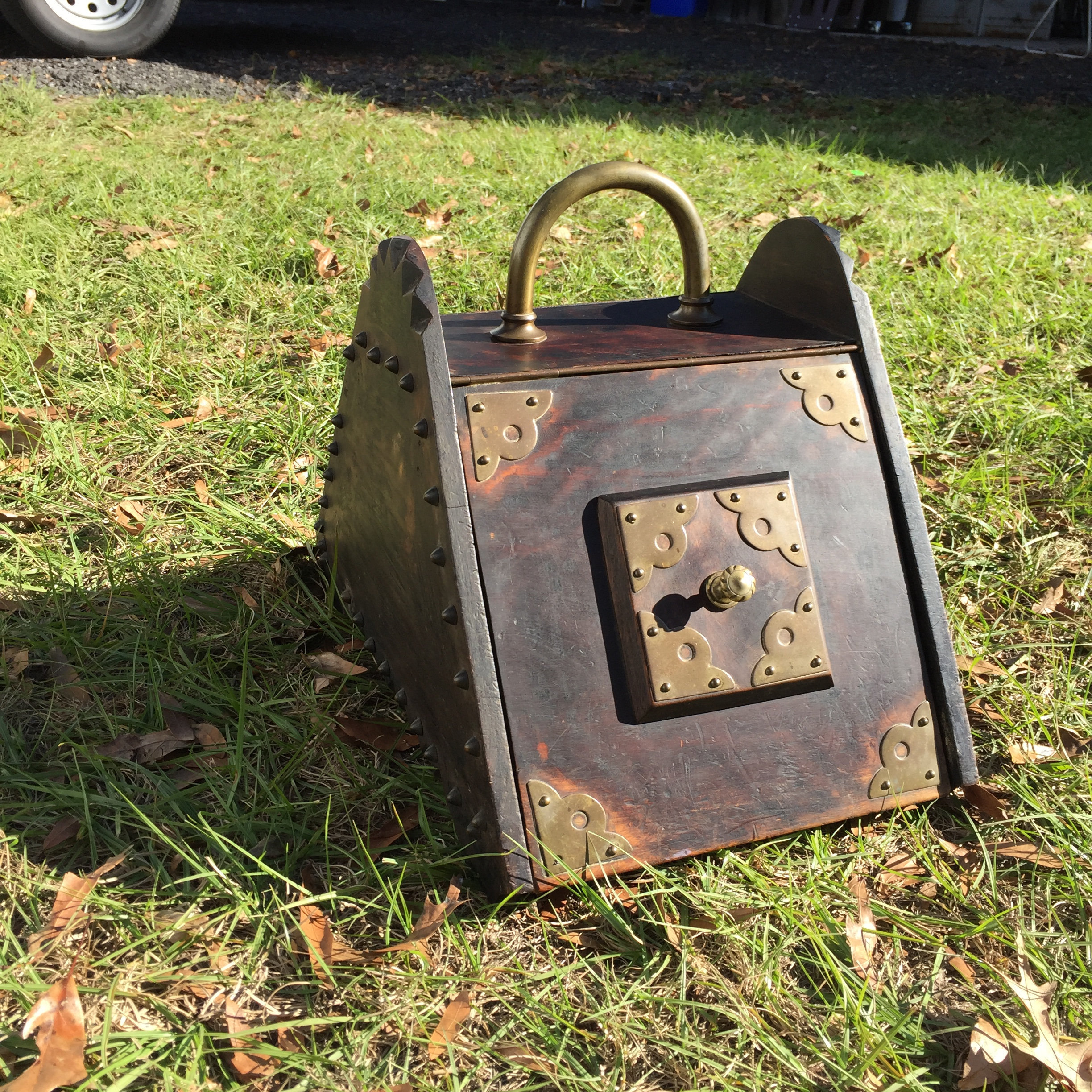 Escotilla de carbón antiguo cubo de carbón decoración de la | Etsy