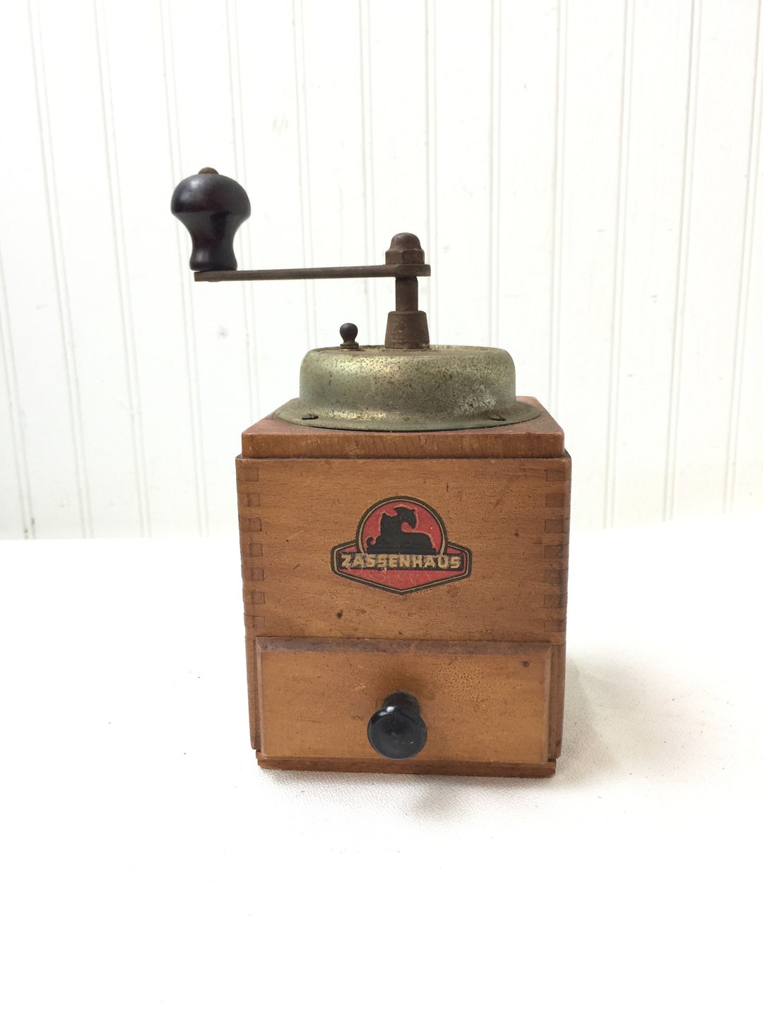 Zassenhaus Coffee Grinder, Vintage Coffee Mill, Retro Kitchen, Antique