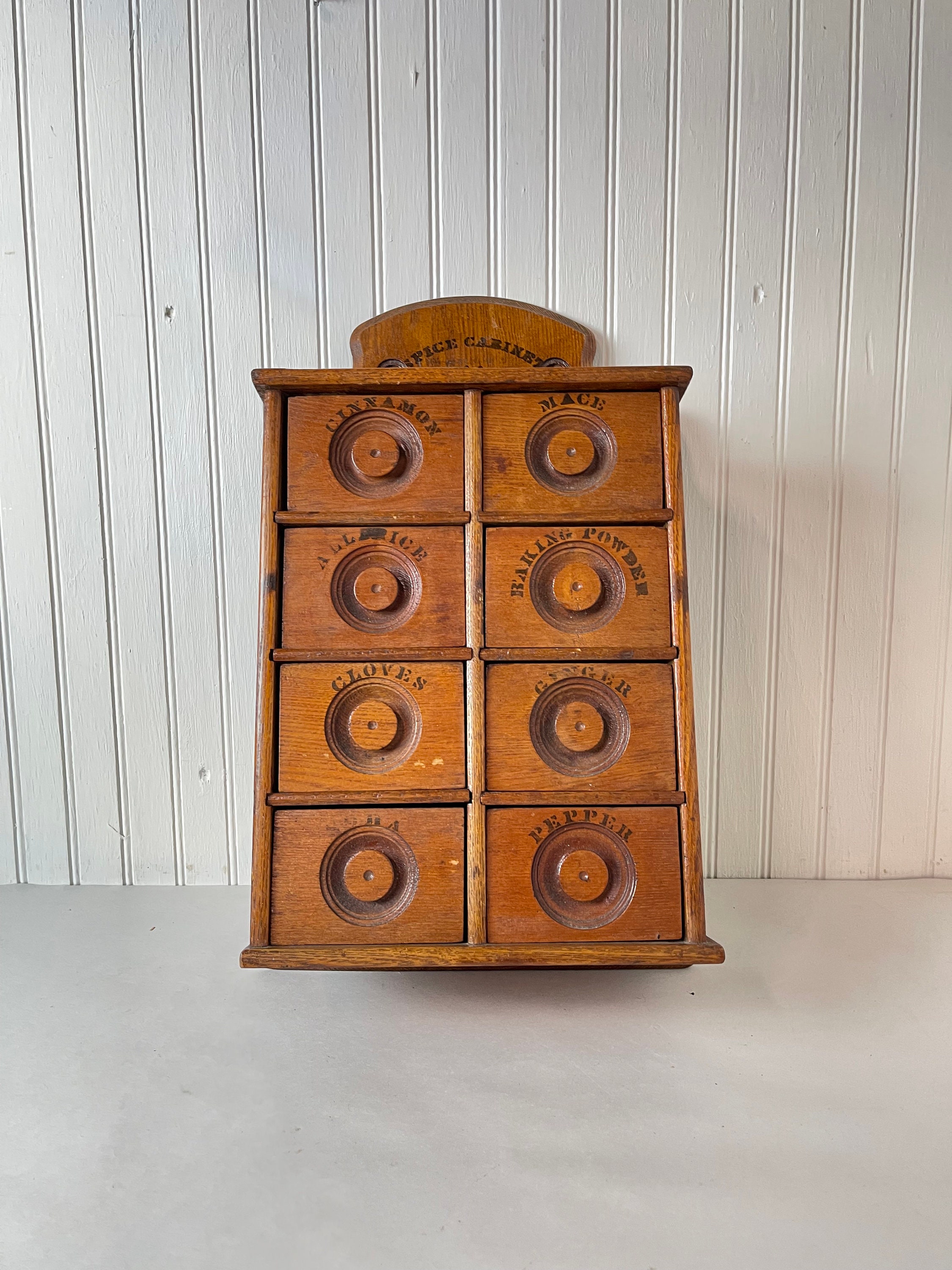 Antique Spice Cabinet