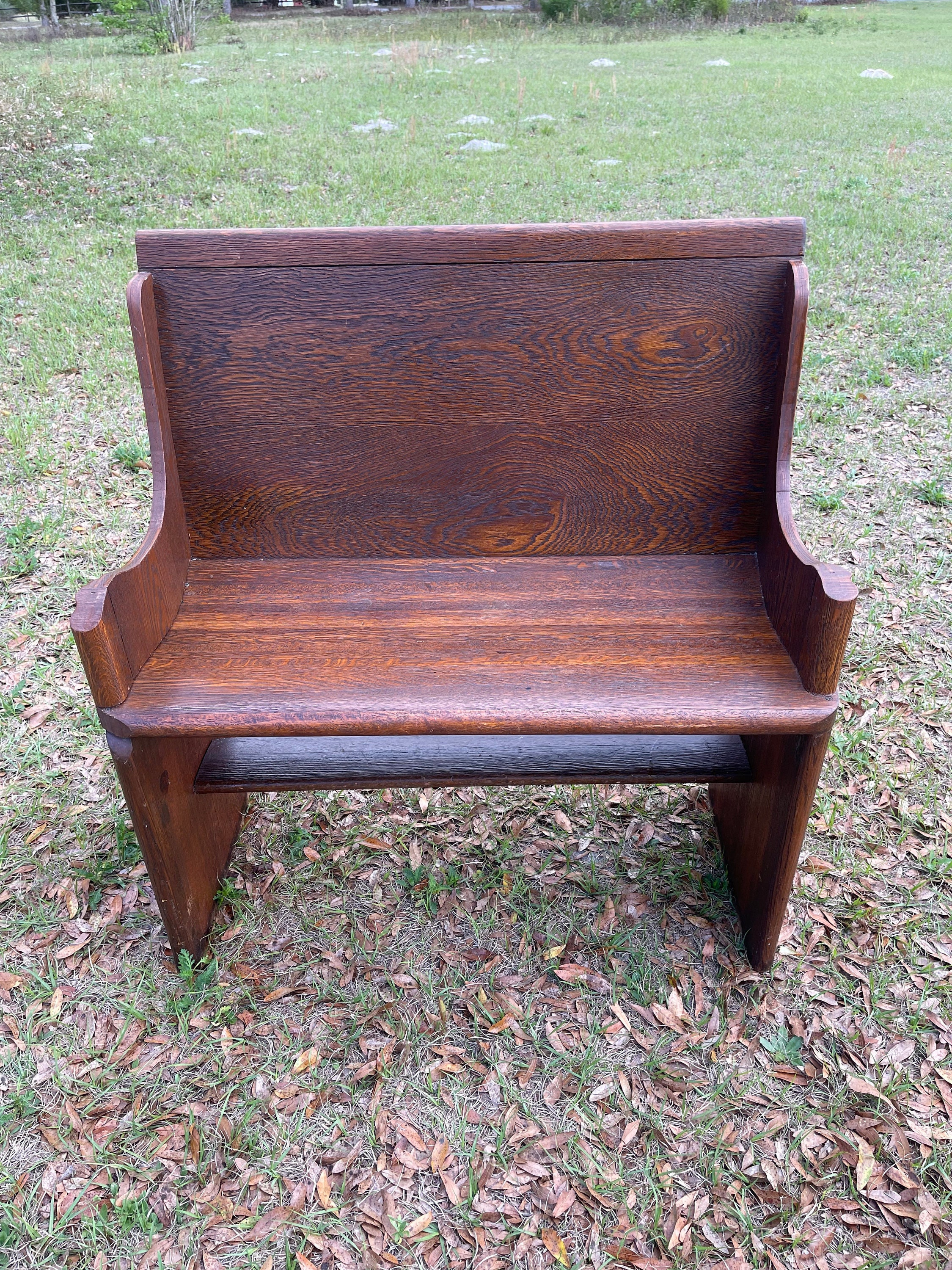 Small Church Pew Bench Etsy