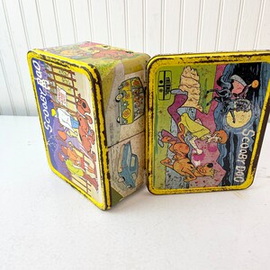 Vintage Lunch Box,scooby Doo Lunch Box ,retro Decor, Metal Box, Groovy