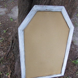 Shabby chic mirror, large mirror, wood mirror, white mirror, mirror, shabby chic decor, wedding, beveled mirror, image 5