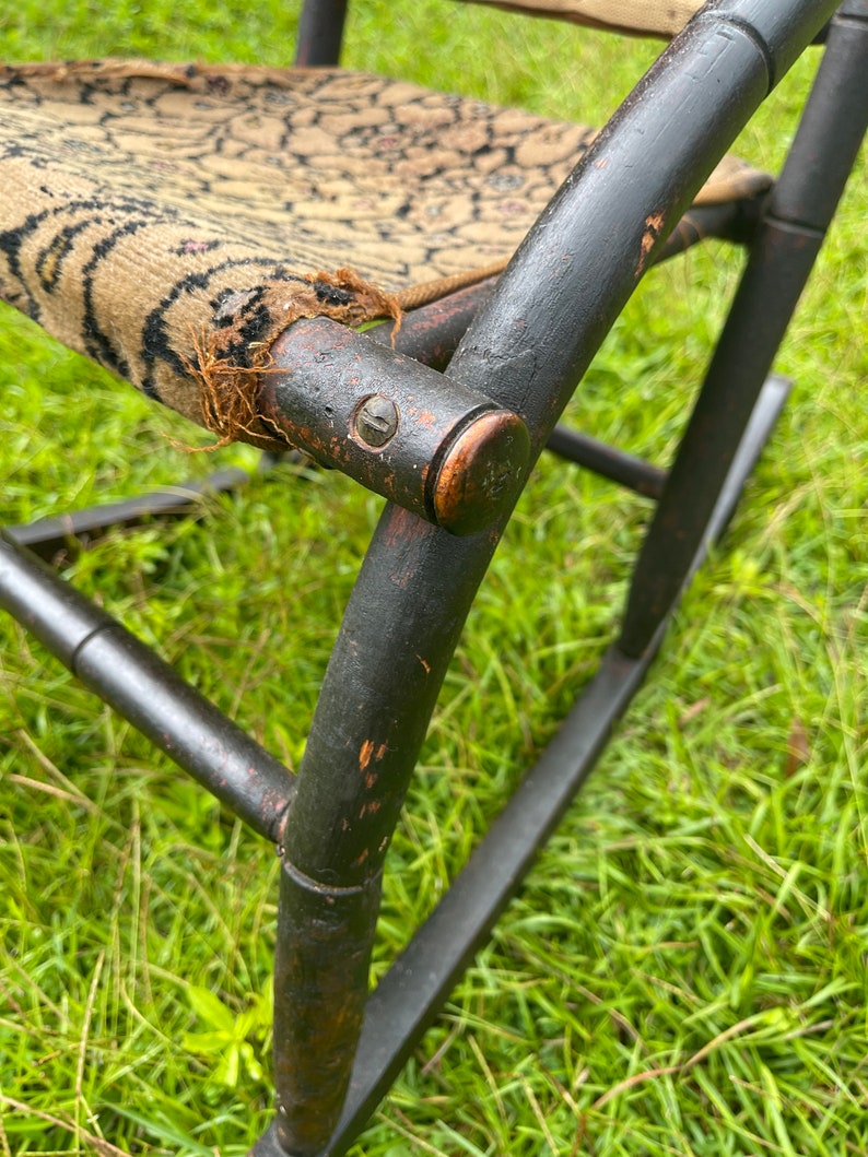 Vintage Rocking Chair Antique Wood Chair Furniture Bent Etsy