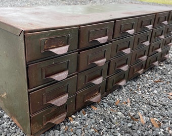 Metal Storage Drawer, Military parts cabinet, Lyon Drawer cabinet, Crafting Dresser, Storage Cabinet, Organizer, Coin Chest, Craft Storage