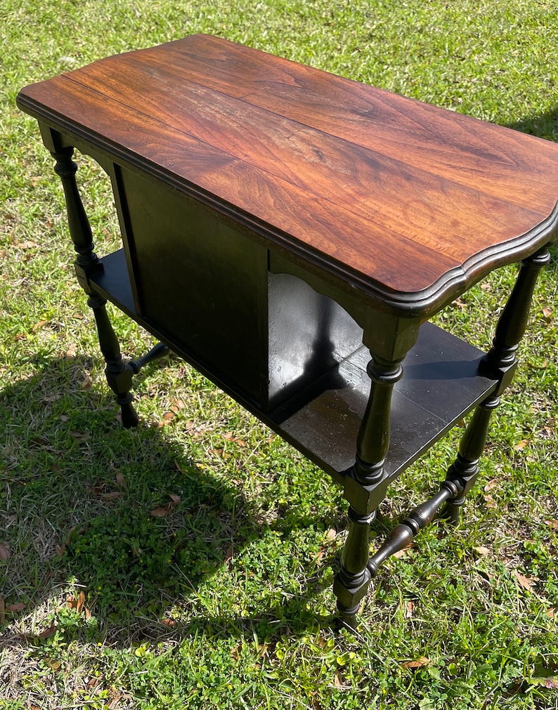 Antique Humidor Smoke Stand Entry Table Humidor Etsy