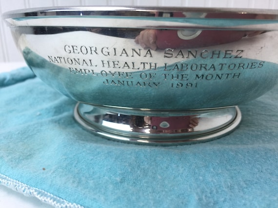 【Tiffany＆Co.】未使用 ディナーボウル TIFFANY PEWTER BOWL, Tiffany and Company Vintage Bowl, Retro