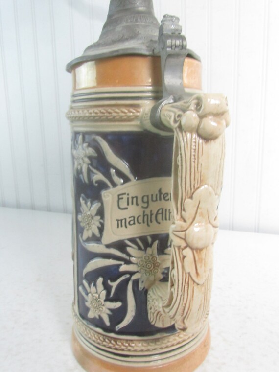 German Beer Stein, Made in Germany French Zone, Ein Guter Trunk