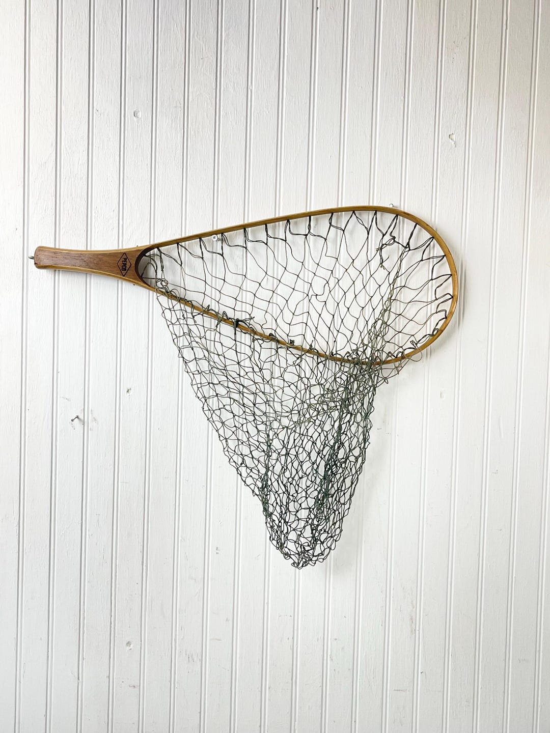 Vintage Fishing Net, Antique Fishing Net, Fisherman, Fishing Basket ...