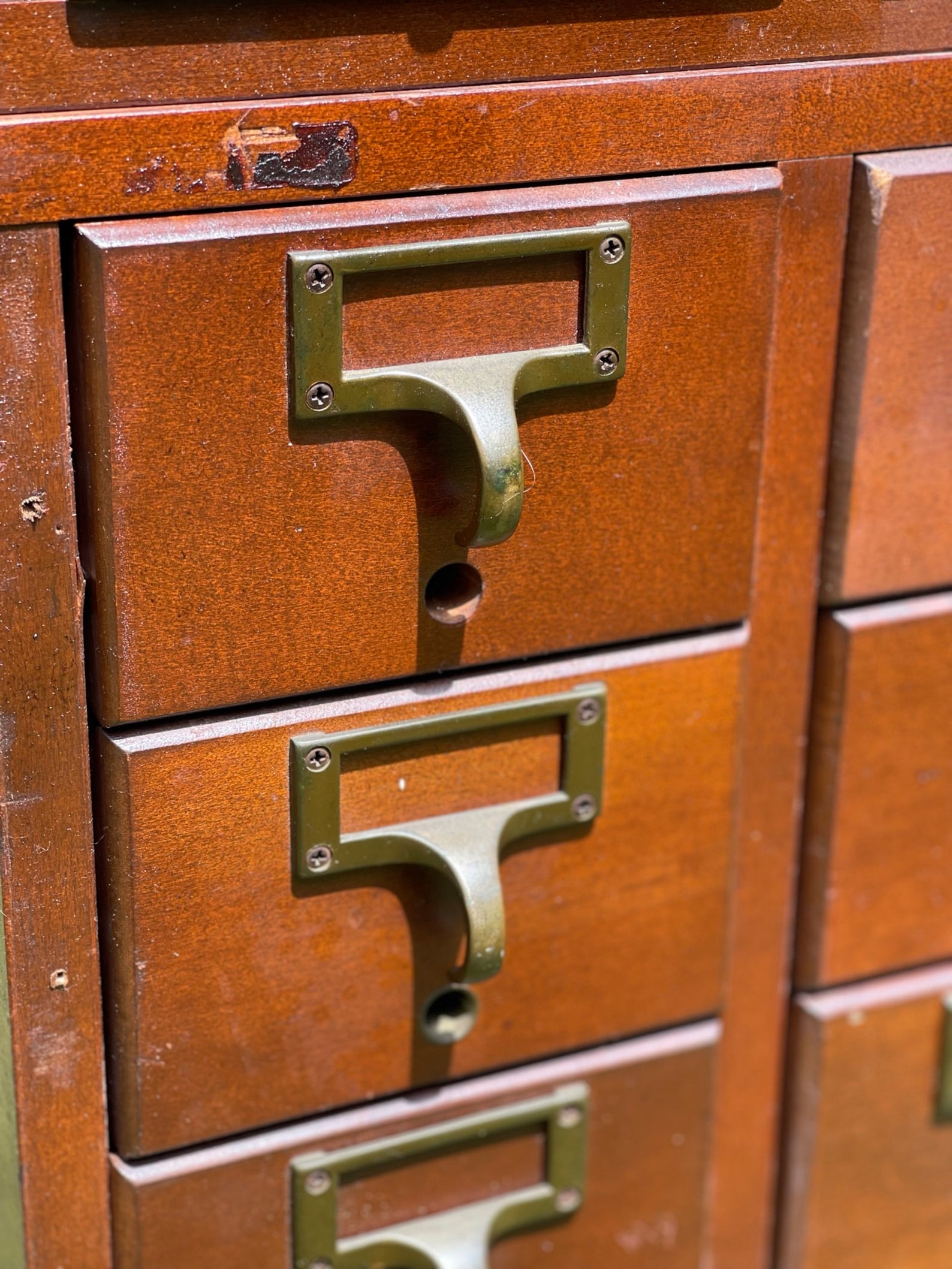 Library File Card Catalog Apothecary 20 Drawer Etsy