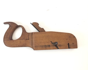 Antique Large Wood Plane, Carpenters Tool, primitive, antique hand tool, wood working,  antique tool, home decor,