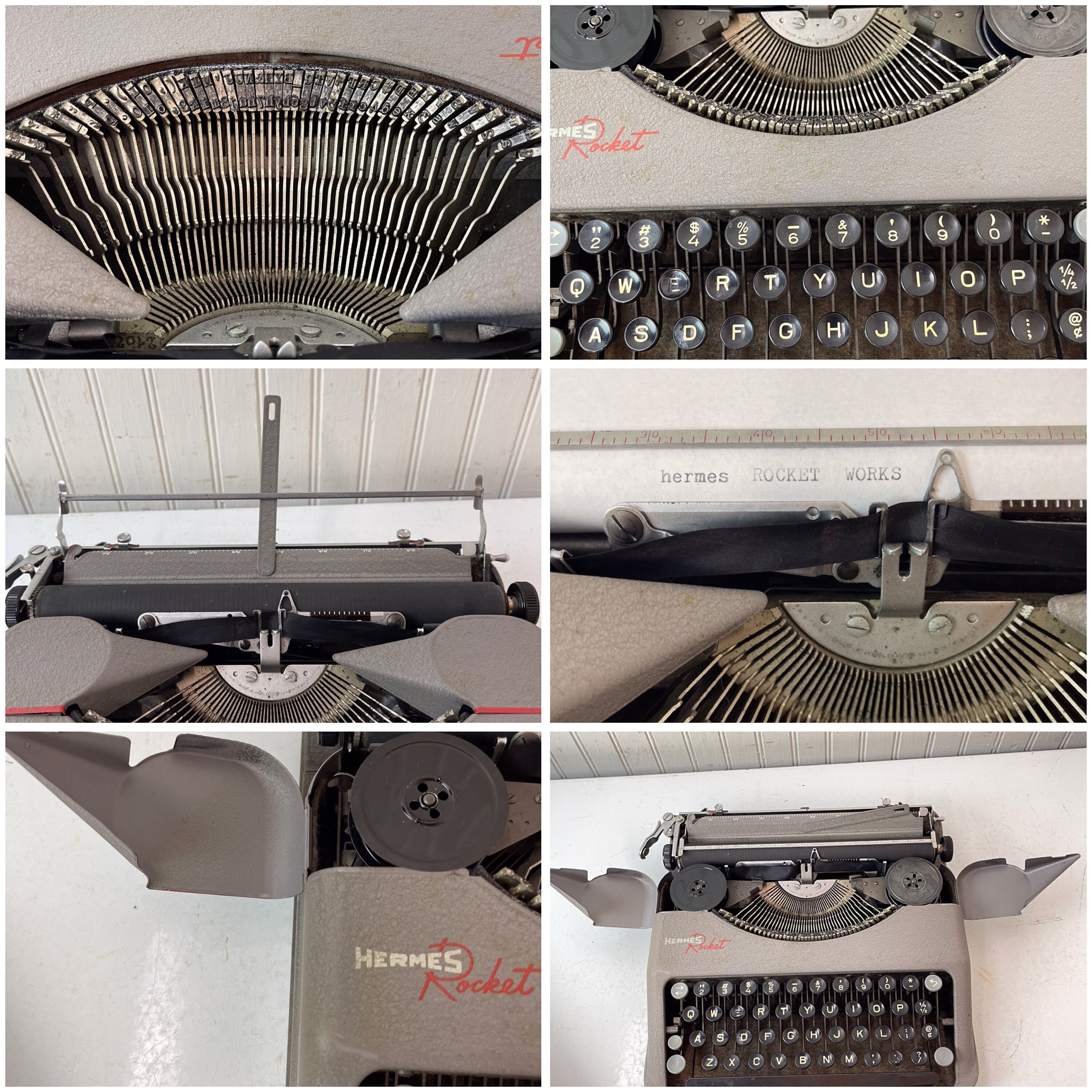 ＊ジャンク＊　エルメス　ベイビー　タイプライター タイプライター「HERMES BABY」ジャンク品 ジャンク＊ エルメス