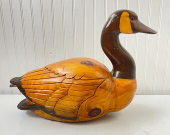 Francis W Geist Carving, Wood Duck, Hand Carved Duck, - Etsy