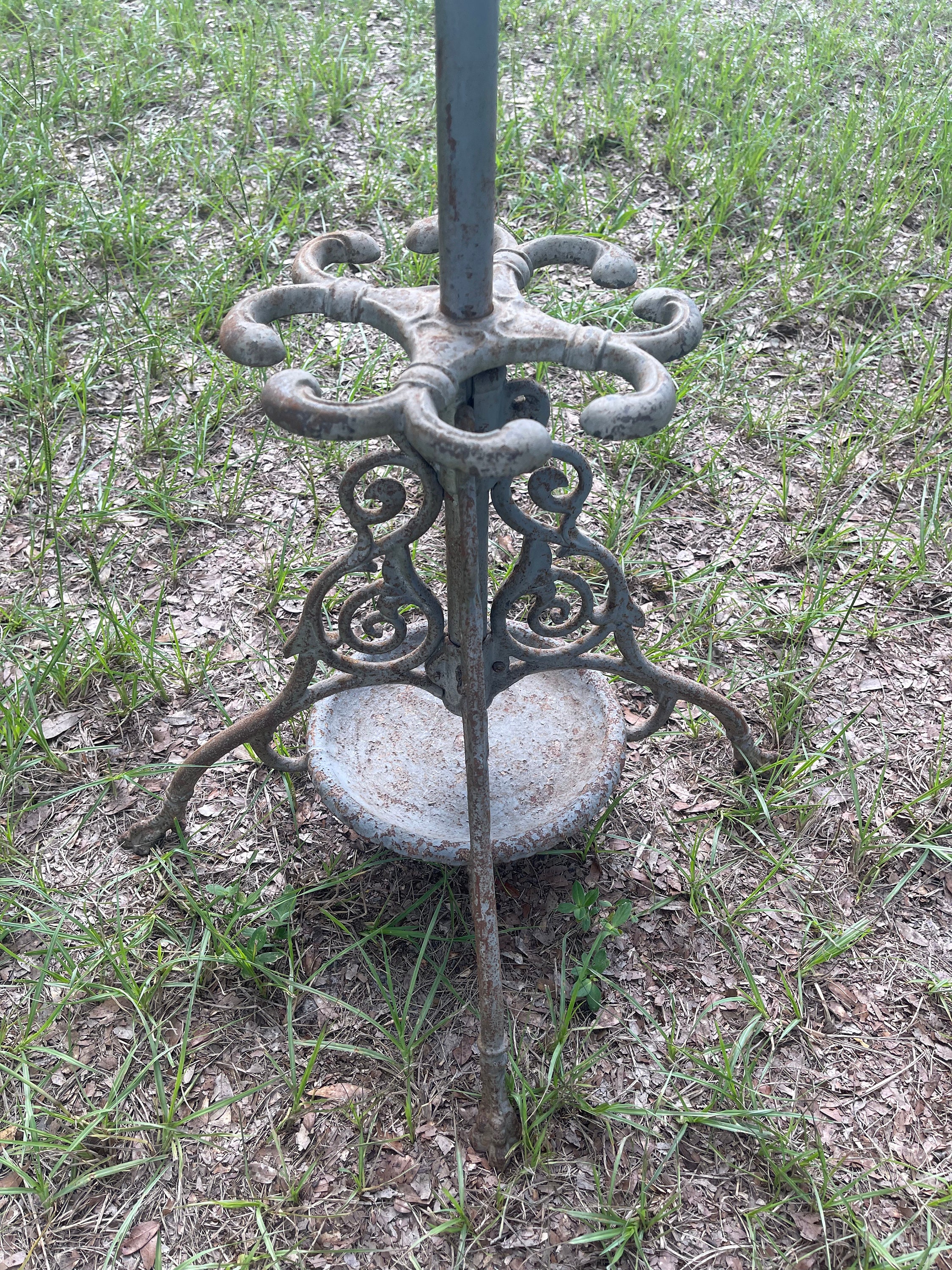 Antique Iron Hat Rack victorian Coat Rack Umbrella Holder stand Hall Tree Ornate Style Coat Rack Iron Scroll Farmhouse Rustic Etsy