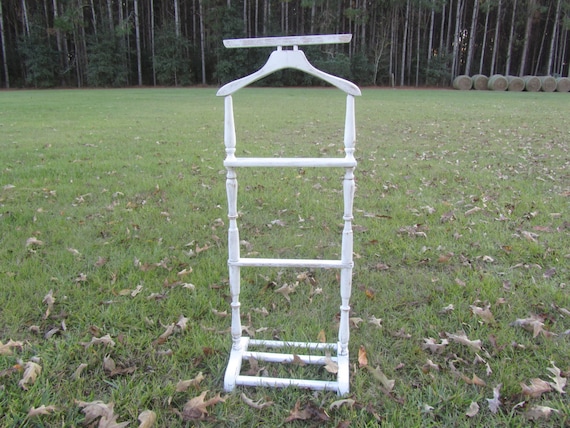 Urban Chic Decor- White Jewelry Holder Desk Organizer Painted Valet Great Gift Idea Shabby Vintage Valet Shabby Beach Decor