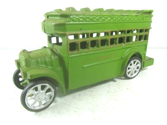 cast iron double decker bus