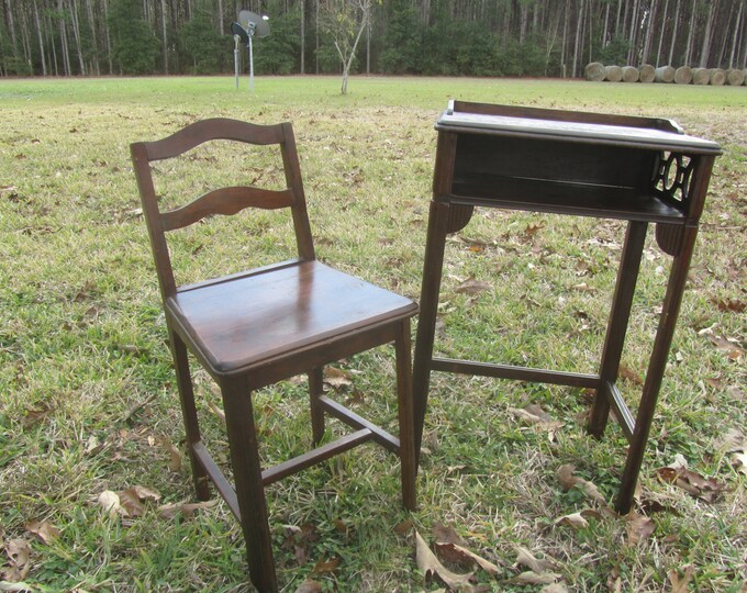 Vintage Child's Desk, Antique School Desk, Vintage Desk, Small Desk