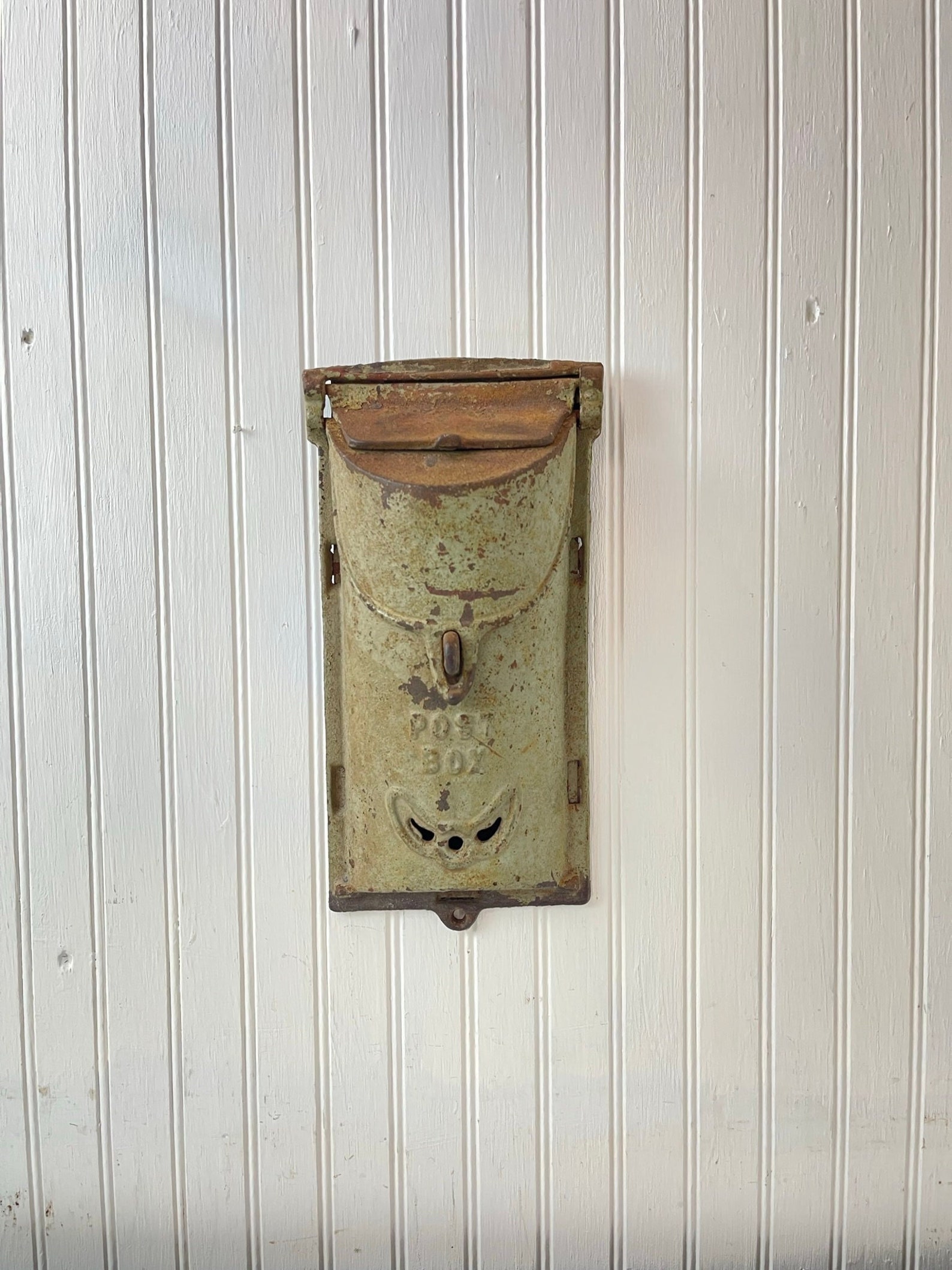 Antique Griswold Cast Iron Mailbox Apartment Mailbox Etsy