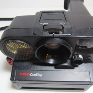 VINTAGE POLAROID SONAR Camera, Polaroid sx-70, Sonar Autofocus, Sonar One Step, Pronto Land Camera image 3