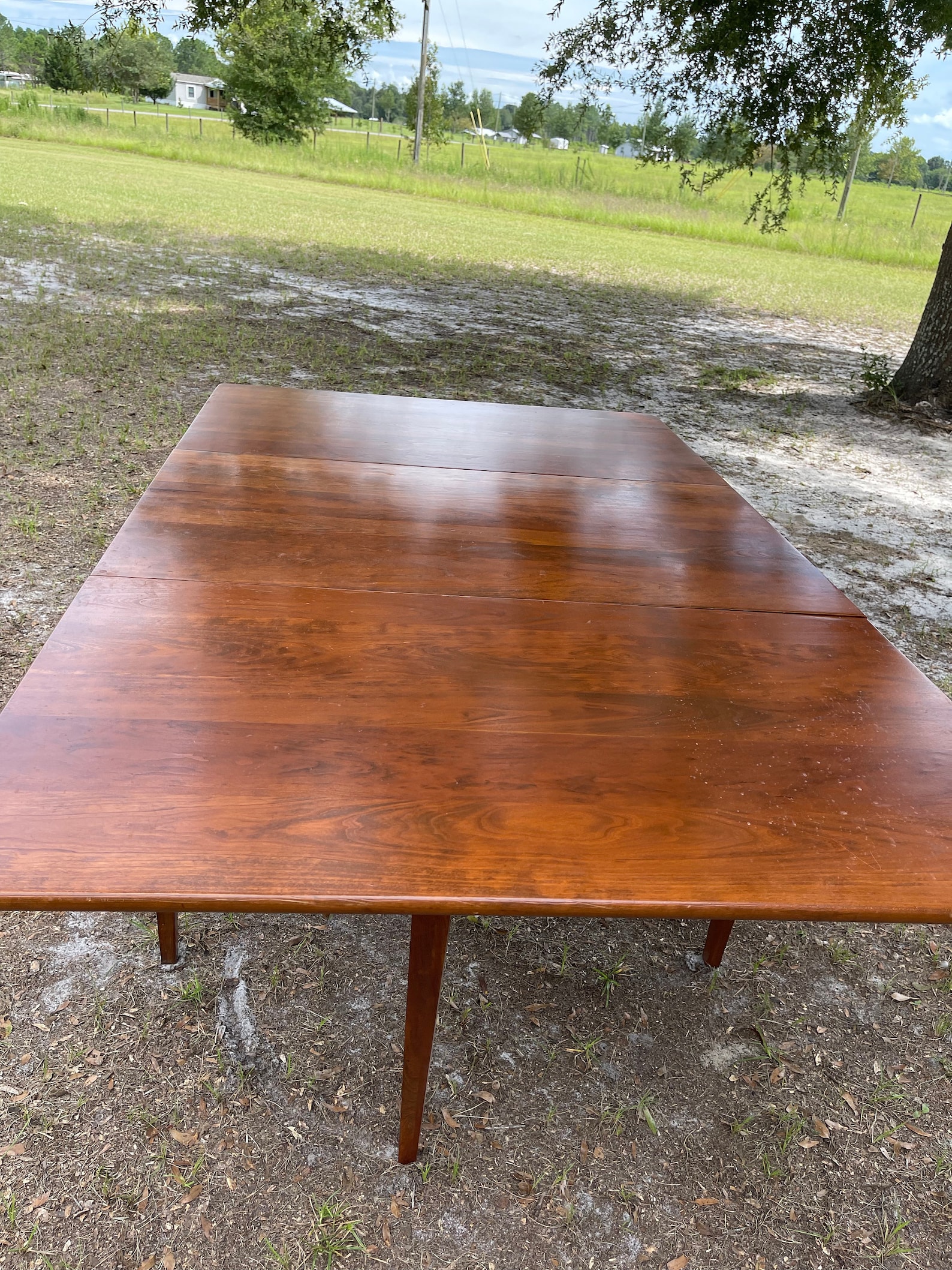 Vintage Drop Leaf Table MCM Modern Table Wood Furniture Etsy