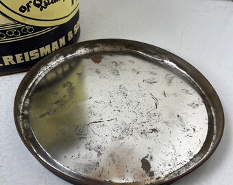 アンティーク ガラス メタル ケース REISMAN PRETZELS アメリカ