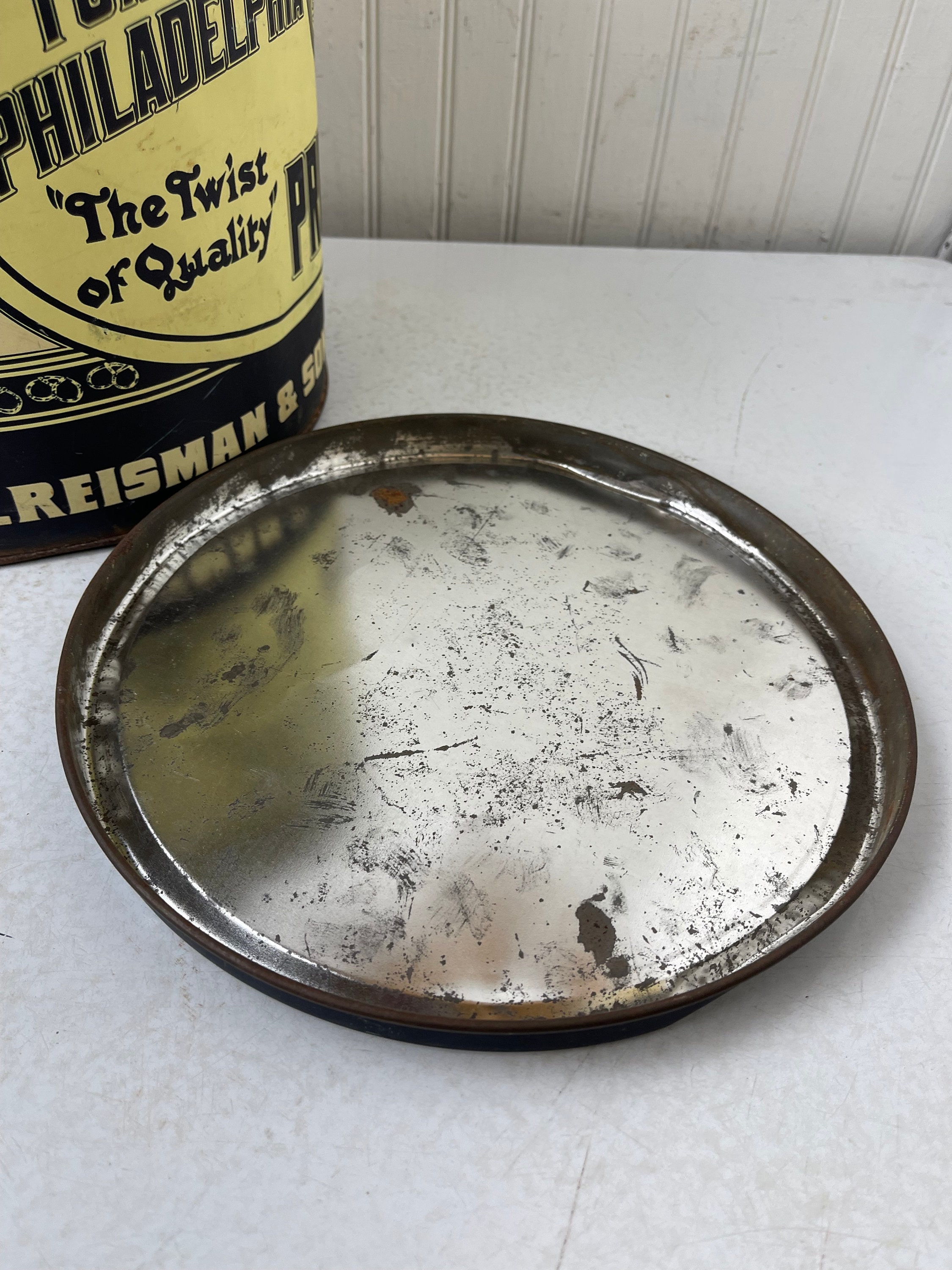 アンティーク　ガラス　メタル　ケース　REISMAN PRETZELS アメリカ アンティーク ガラス メタル ケース REISMAN PRETZELS アメリカ