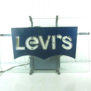 Vintage Levis Sign - Etsy