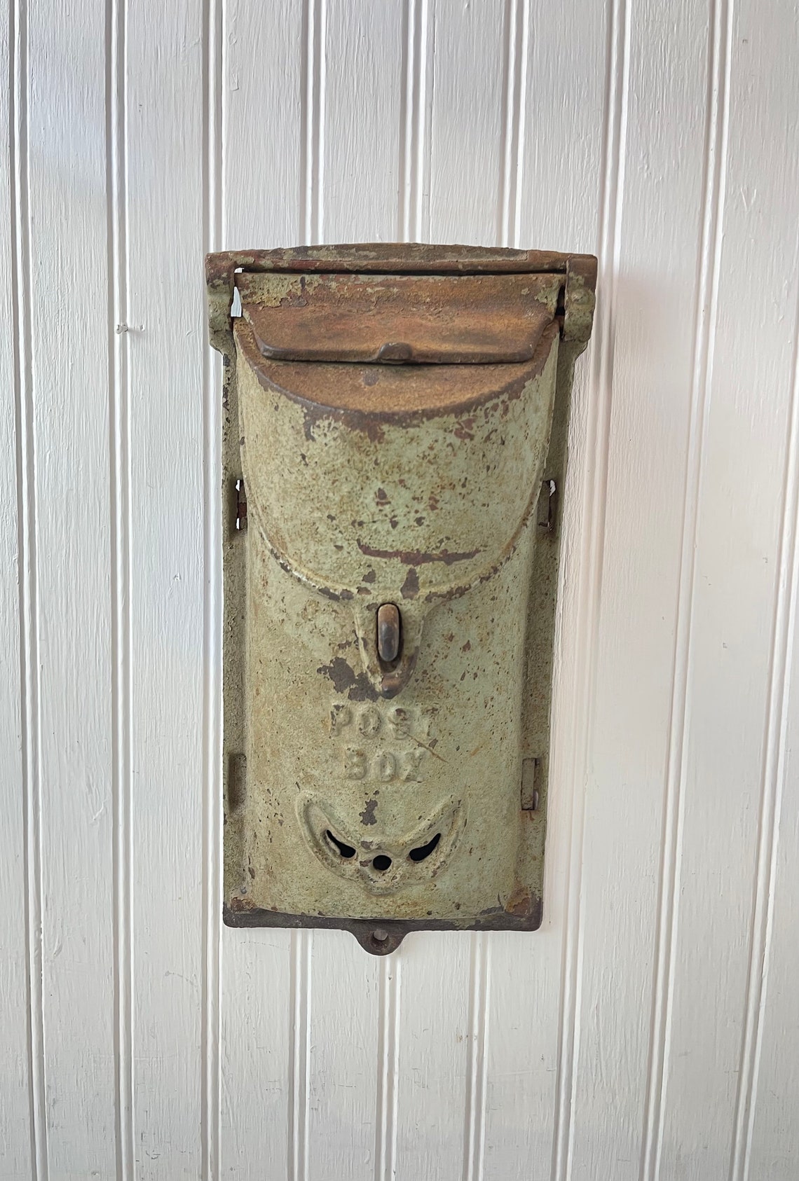 Antique Griswold Cast Iron Mailbox Apartment Mailbox Etsy