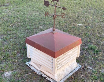 Cupola, Horse Weathervane, horse farm, farmhouse decor, rustic decor, barn roof