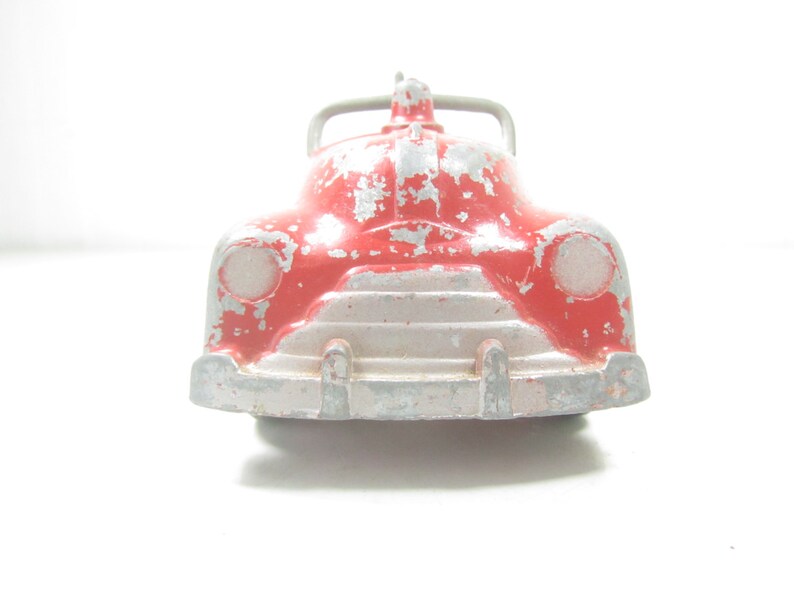 Lancaster Pa Red Colored Toy Truck HUBLEY METAL Toy Fire Truck Made In USA Vintage Toy Truck Hubley Kiddie Toy