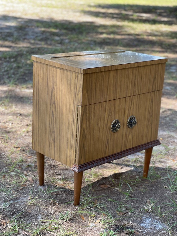 Mid Century Bar Cabinet Home Bar Hide a Bar Cabinet Dry Bar