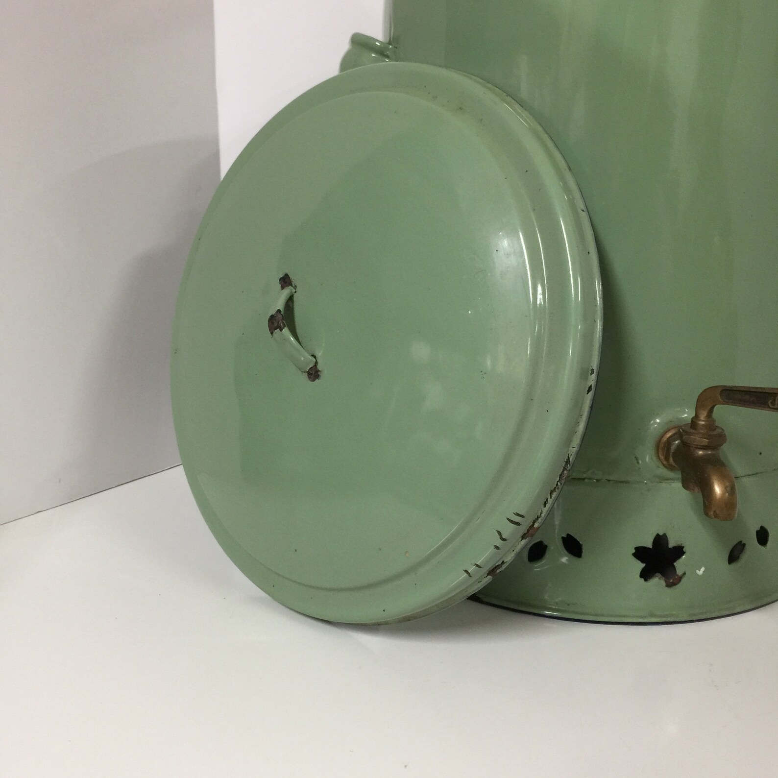 Antique enamel water dispenserVintage enamelwareFrench Etsy