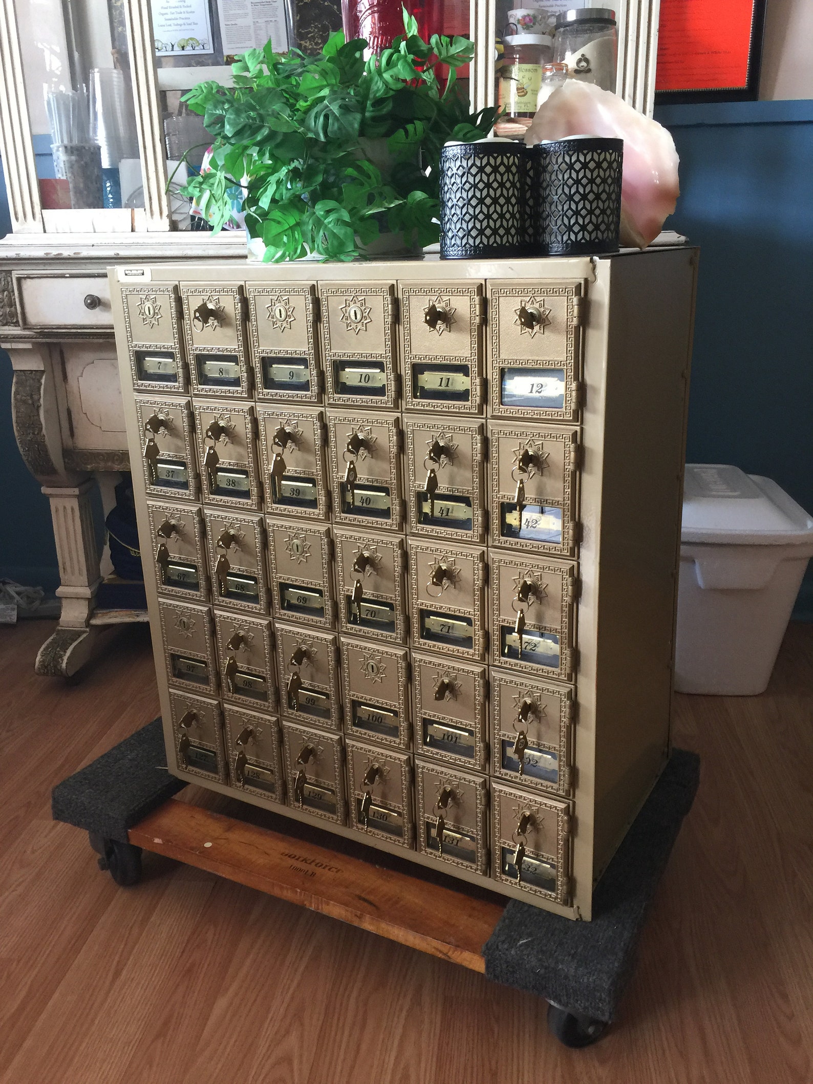 RESERVED. post office box mail brass mail box Etsy