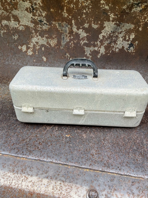 Vintage Aluminum Tackle Box, Metal Tool Box, Fishing Box, Tackle Box, Umco  