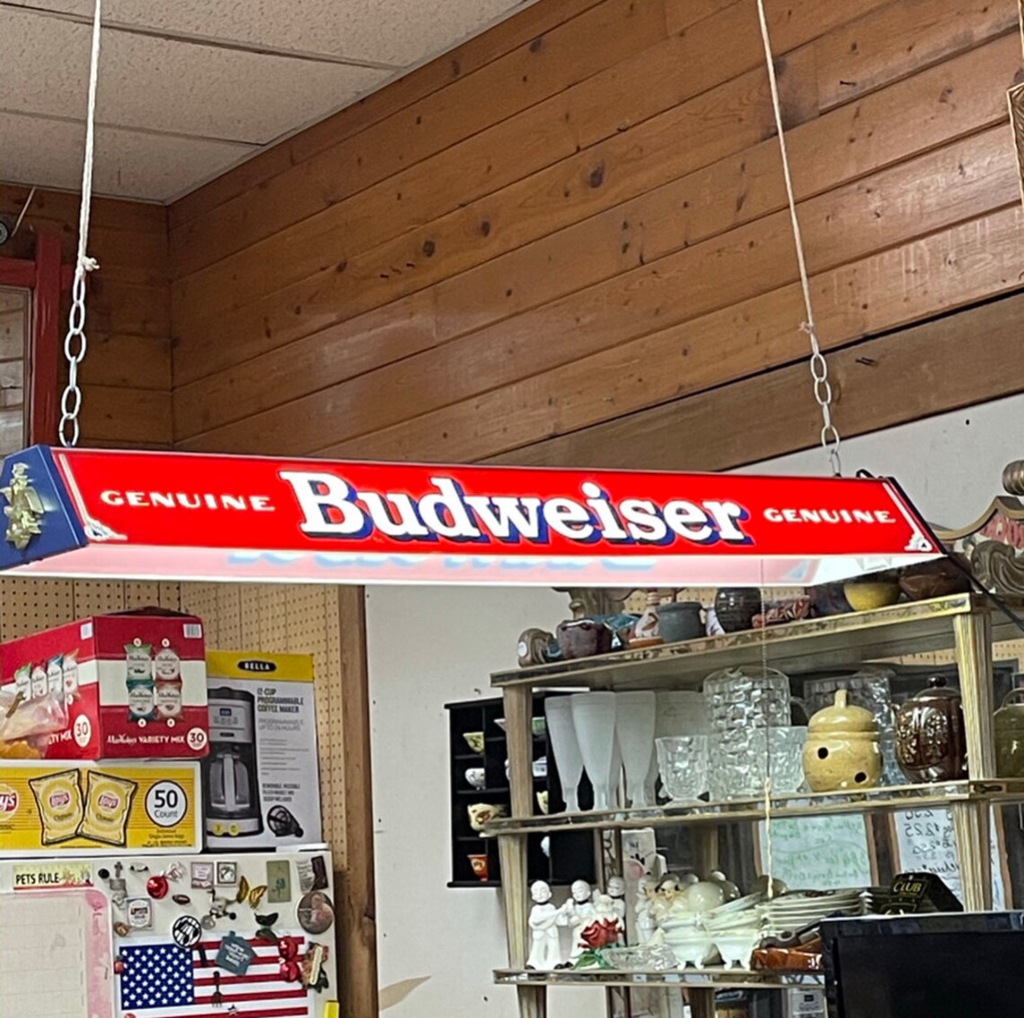 Vintage Budweiser Light Budweiser Pool Table Light Vintage Etsy