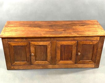 Vintage Storage Cabinet, console cabinet, TV stand, chest, coffee table, homemade wood furniture, four door custom cabinet